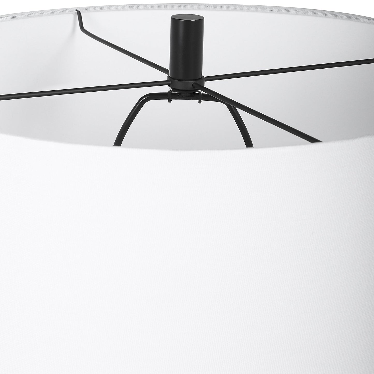 Uttermost Honeycomb White Table Lamp