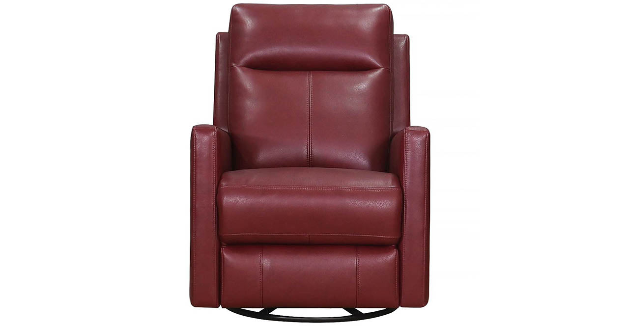 Vienna Power Headrest Swivel Rocker Leather Recliner