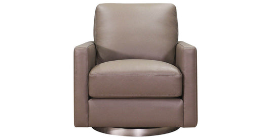 Ashby Swivel Leather Chair