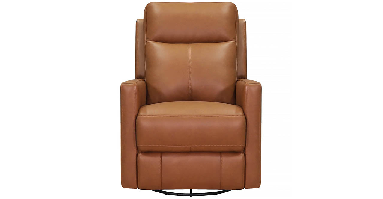 Vienna Manual Swivel Rocker Leather Recliner