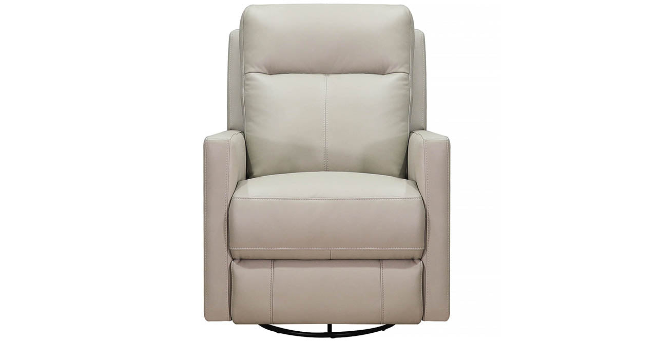 Vienna Power Headrest Swivel Glider Leather Recliner