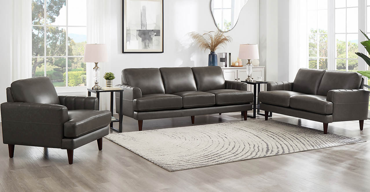 Cassia Leather Sofa Collection