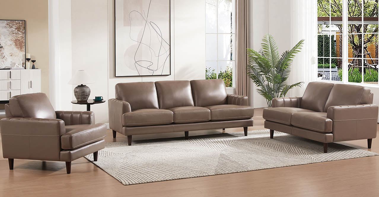 Cassia Leather Sofa Collection