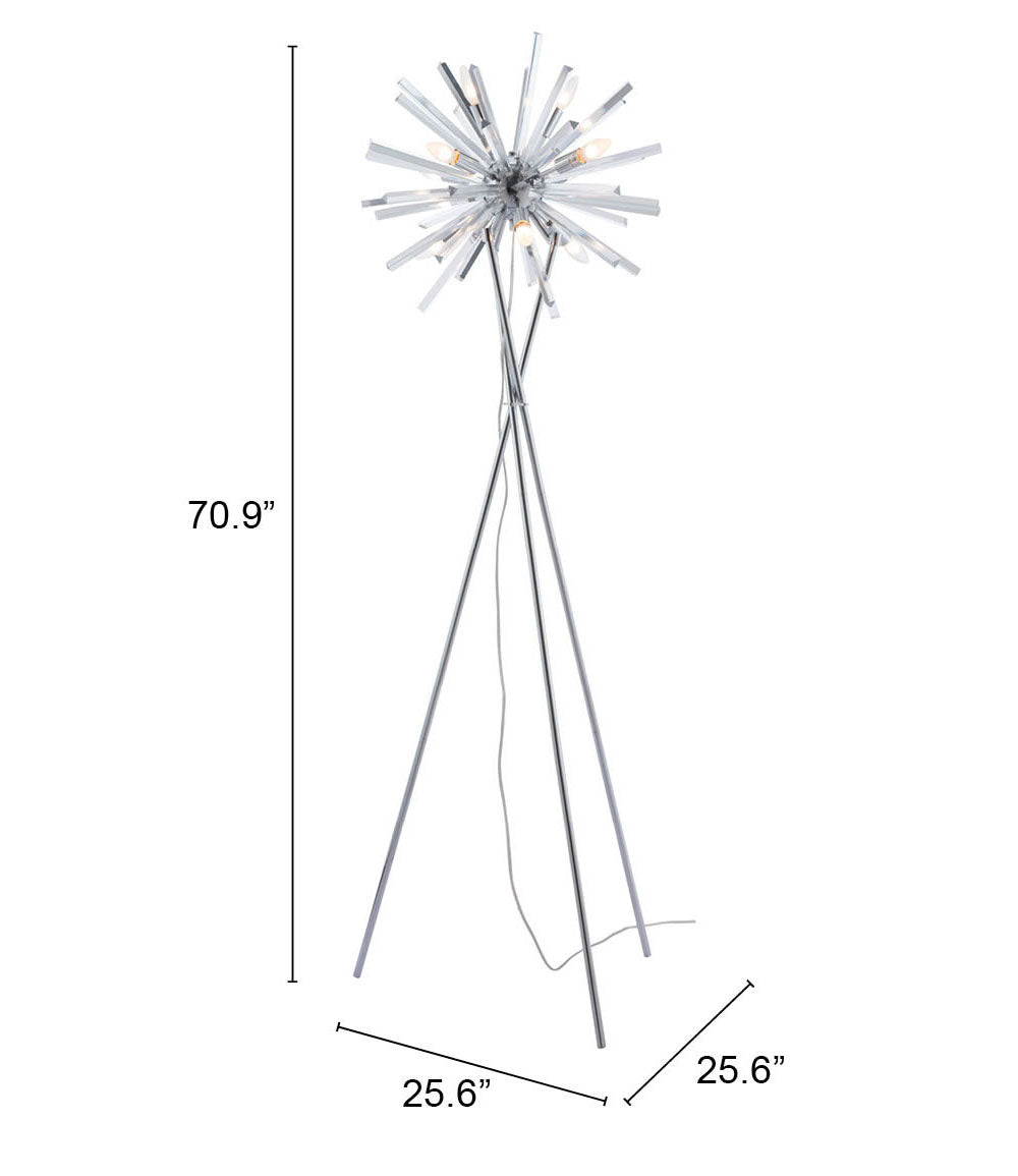 Savoy Floor Lamp Chrome