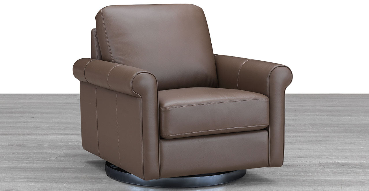 Laguna Swivel Leather Chair