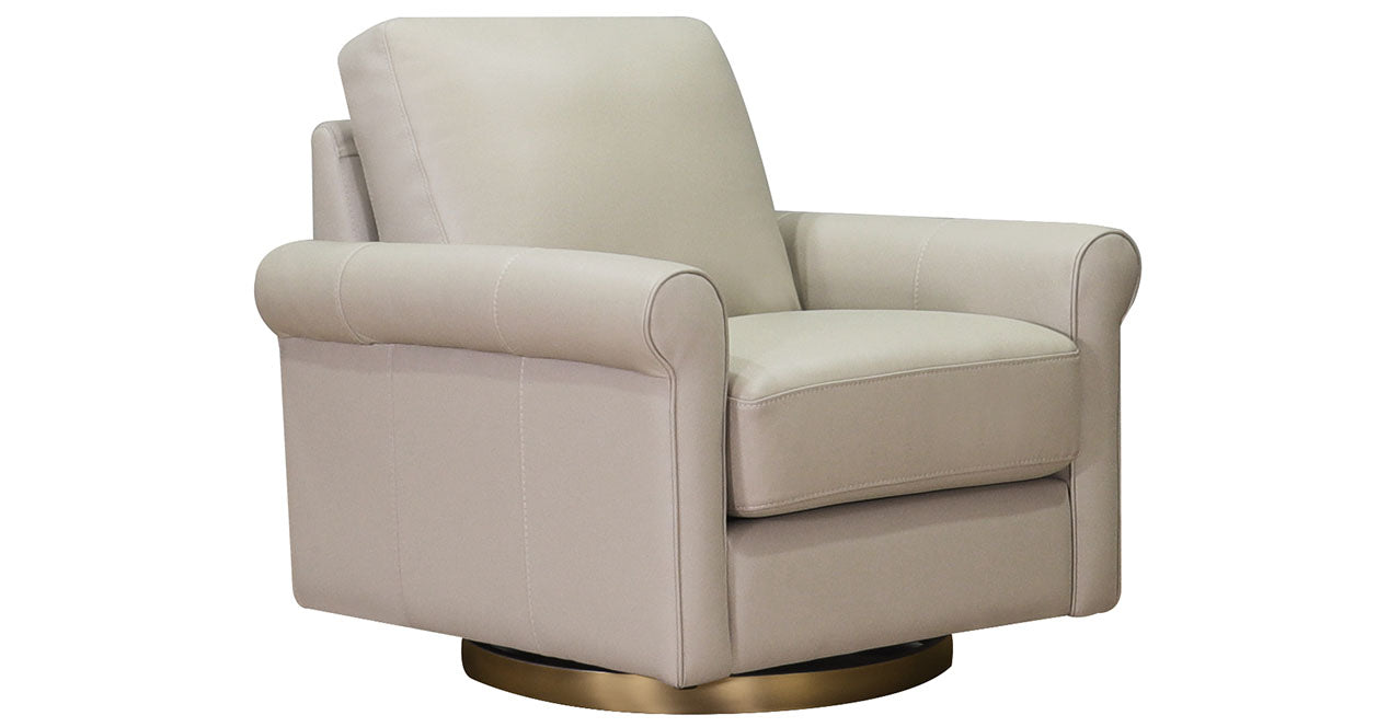 Laguna Swivel Leather Chair