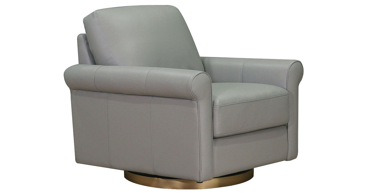 Laguna Swivel Leather Chair