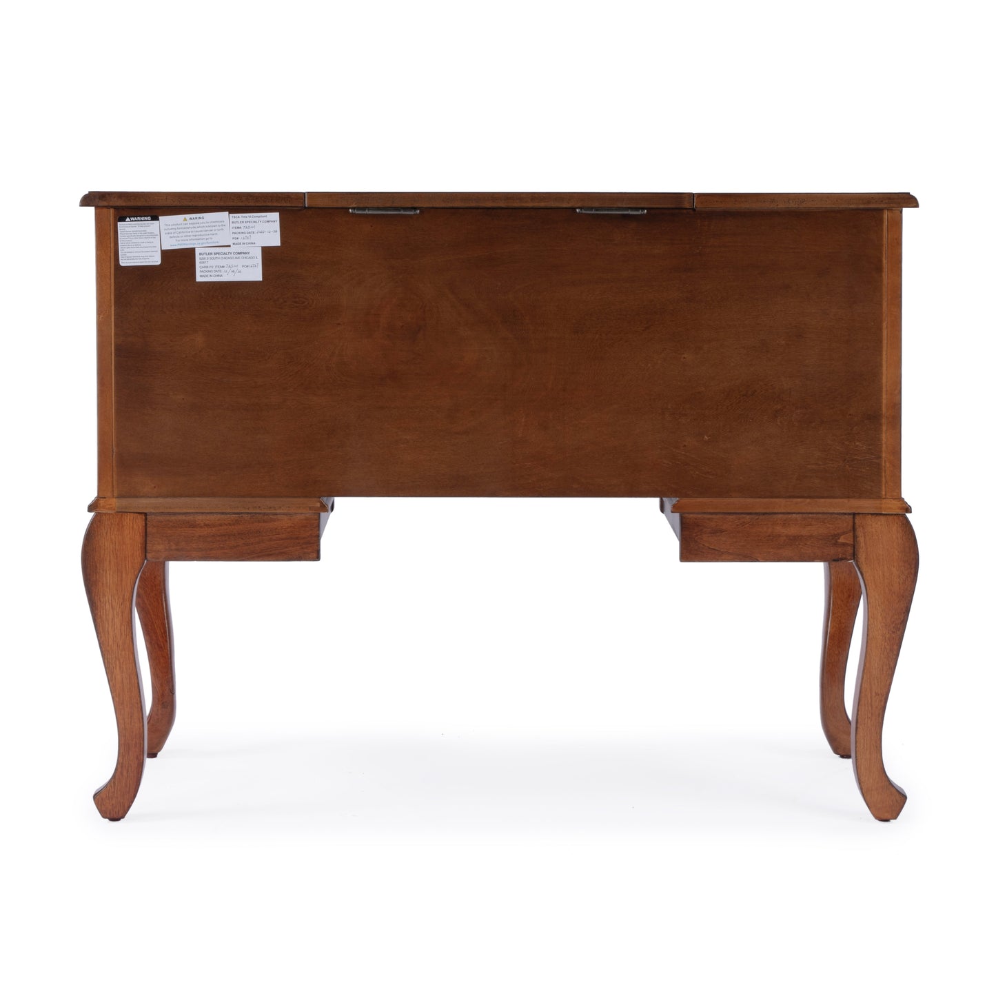 Charlotte Vanity Desk with Storage in Brown  0735101