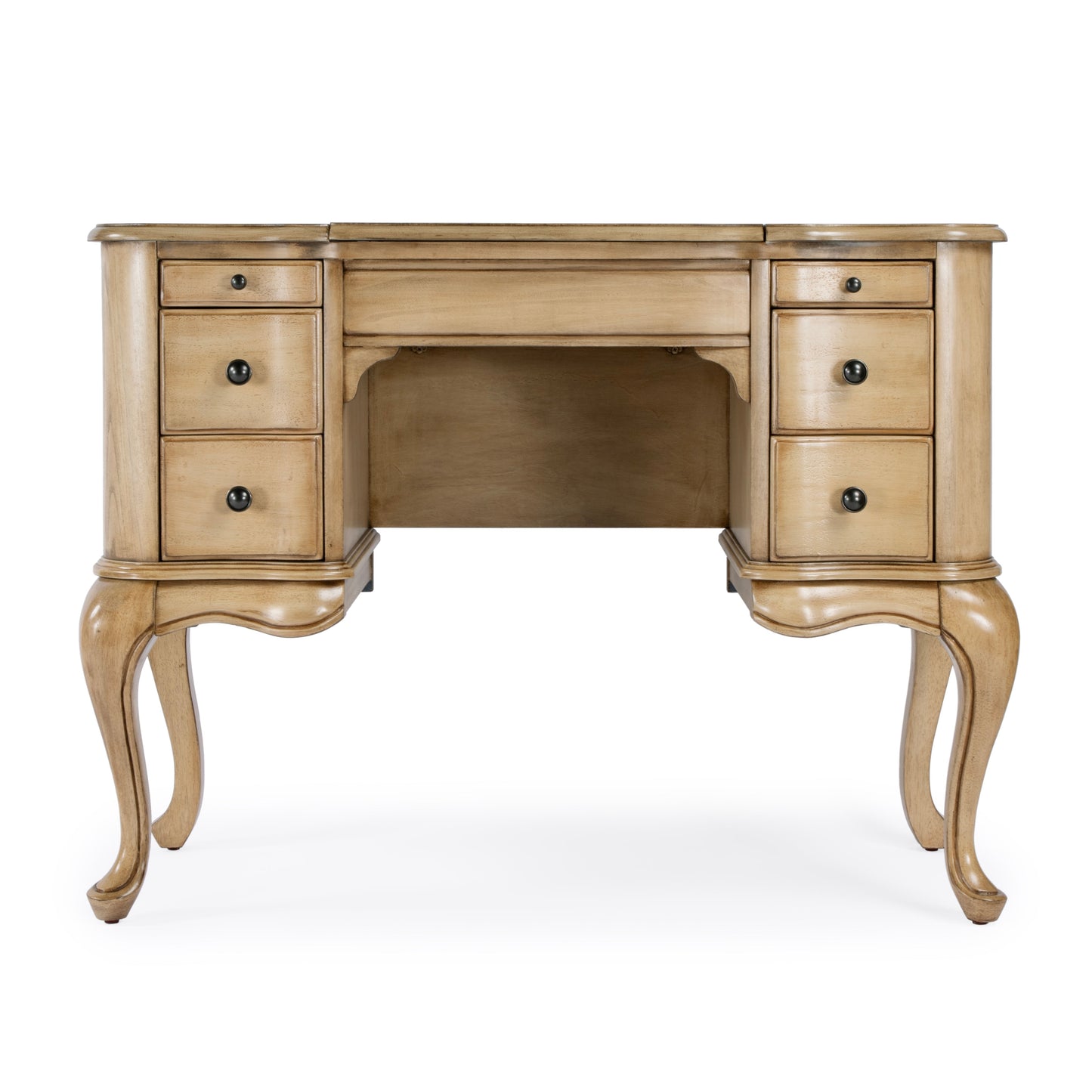 Charlotte Vanity Desk with Storage in Beige  0735424