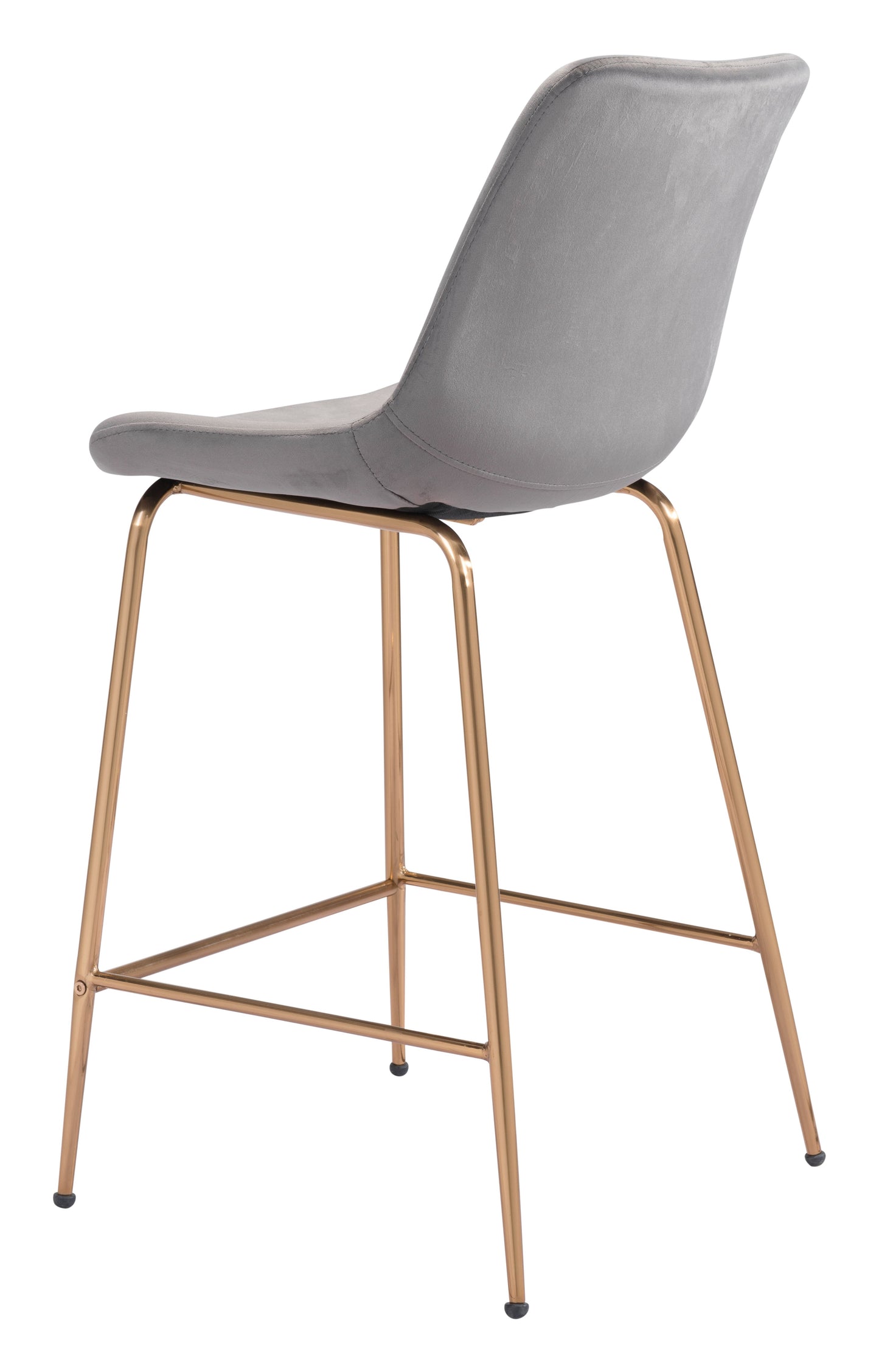 Tony Counter Stool Gray & Gold