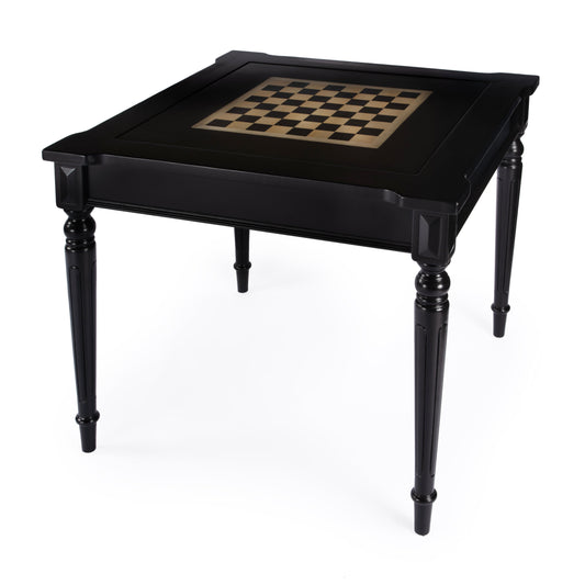 Vincent Multi-Game Card Table in Black  0837111