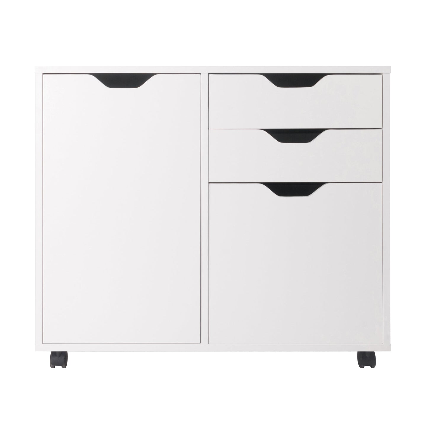 Halifax Wide Storage Cabinet, 2-Drawer, Filing Cabinet, White