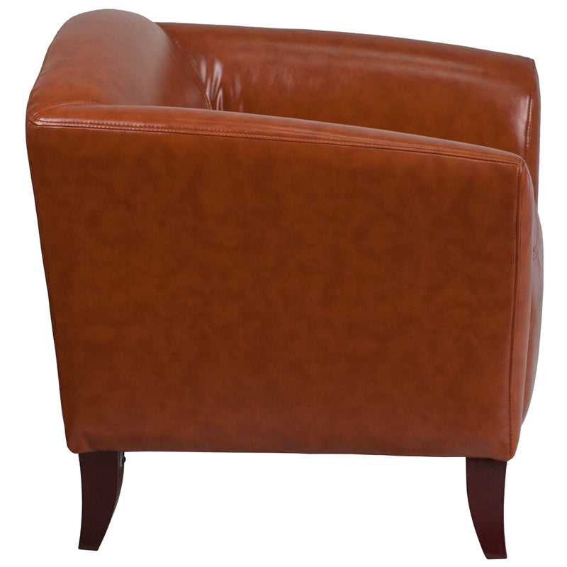 Cognac Leather Chair 111-1-CG-GG