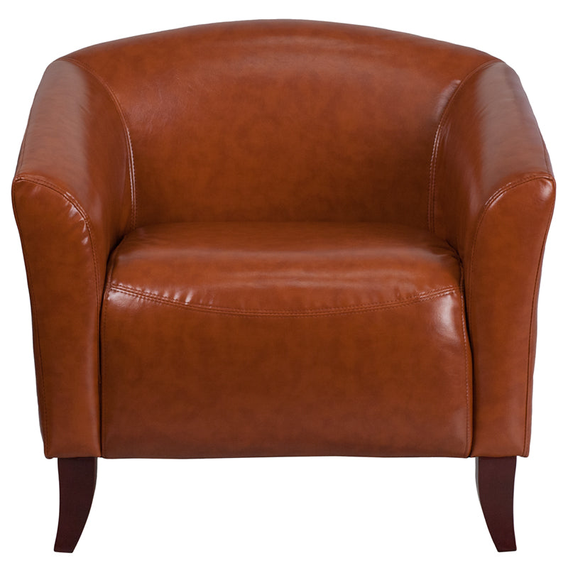 Cognac Leather Chair 111-1-CG-GG