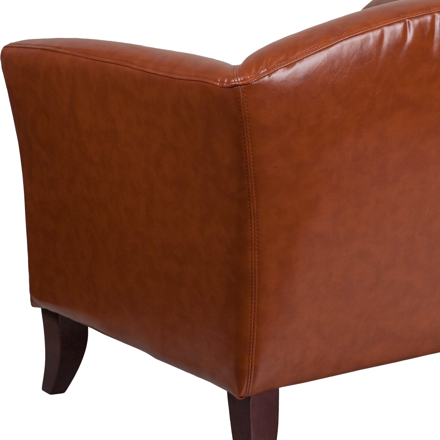 Cognac Leather Chair 111-1-CG-GG