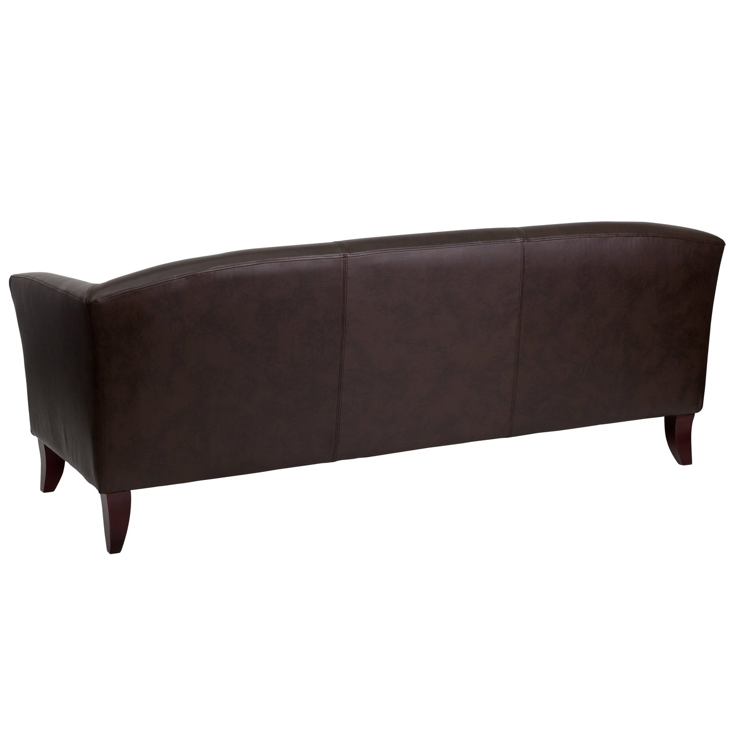 Brown Leather Sofa 111-3-BN-GG