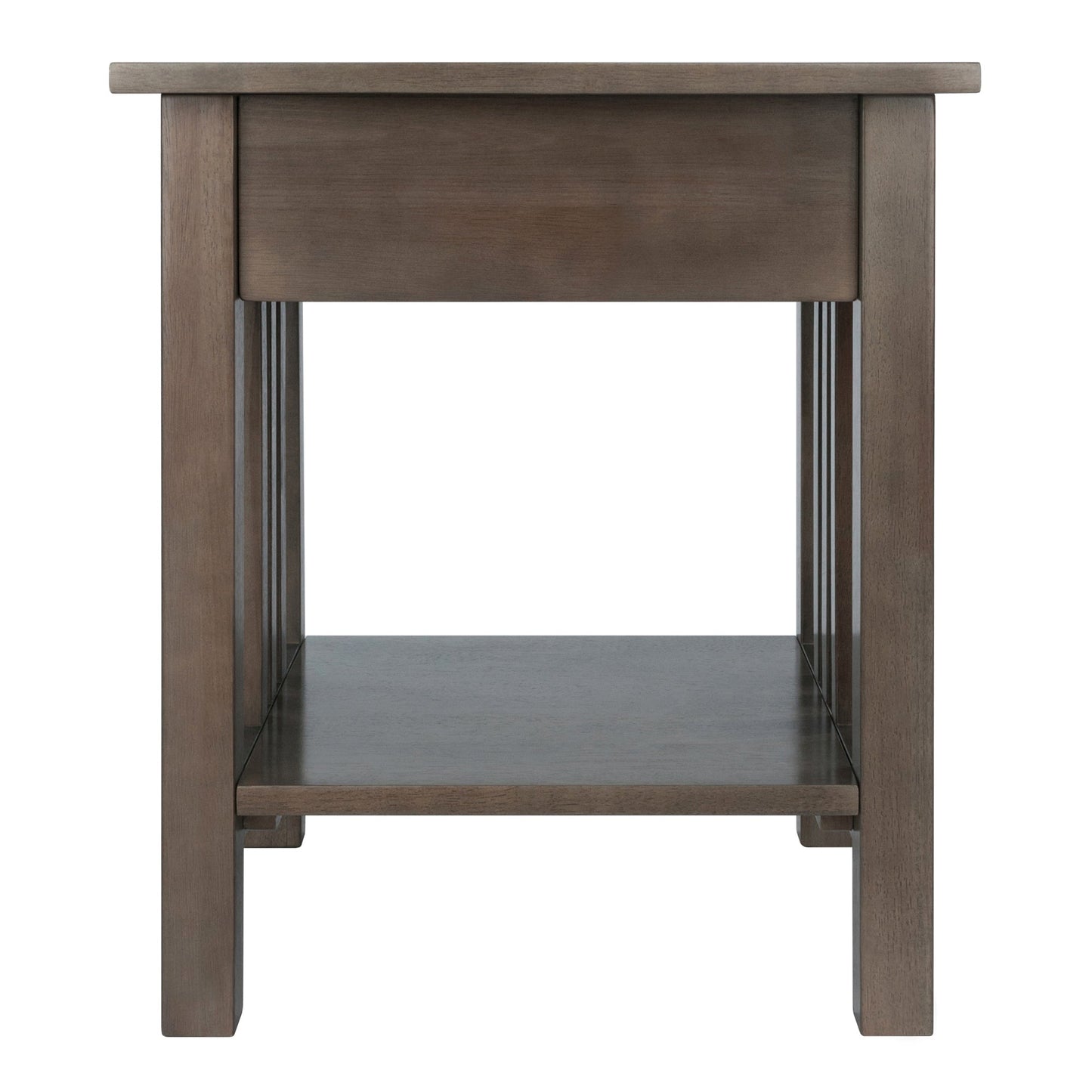 Stafford Accent Table, Oyster Gray