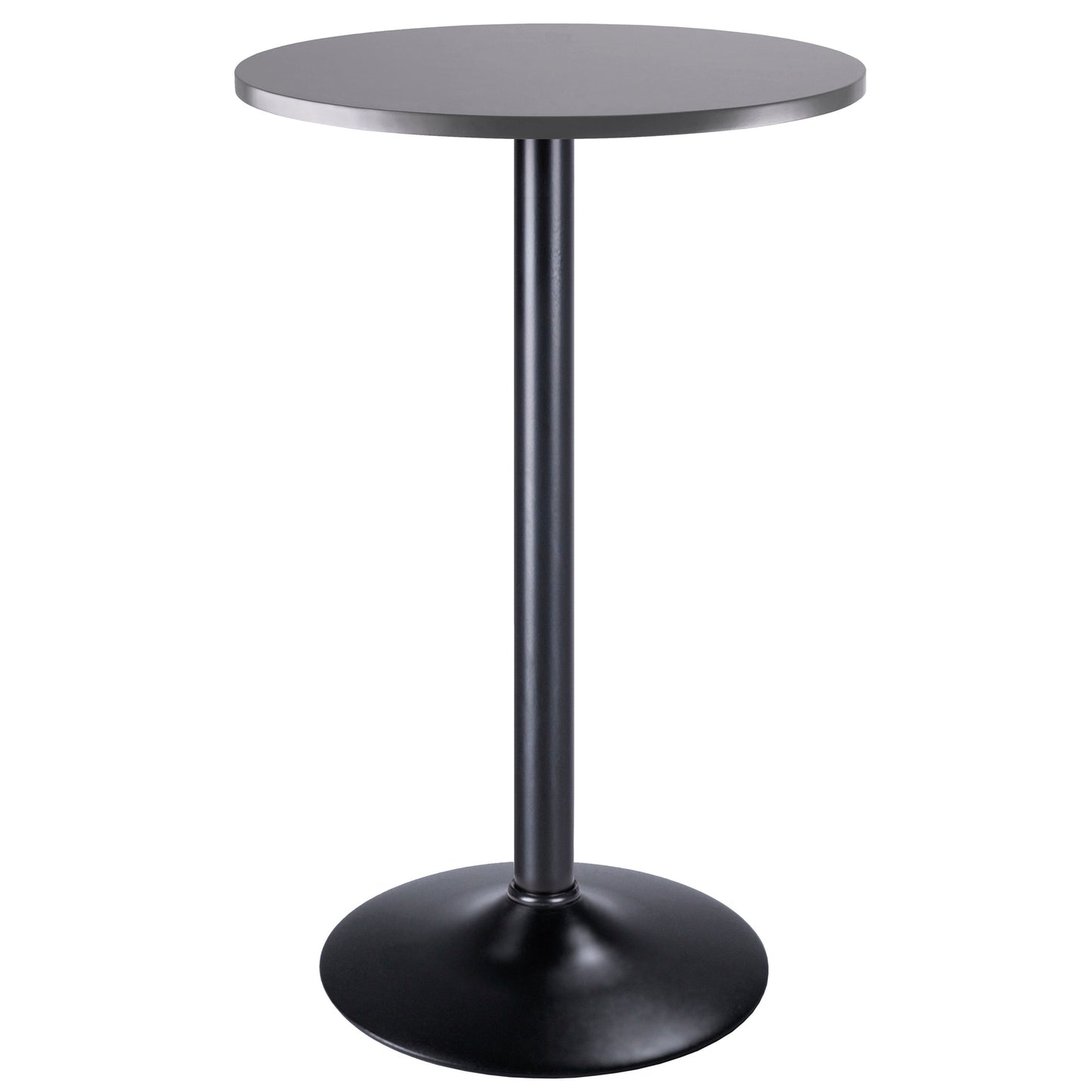 Tarah Pub Table, Black and Slate Gray