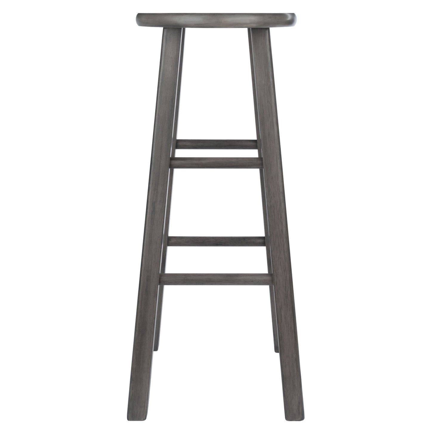 Ivy Square Leg Bar Stool, Rustic Oyster Gray