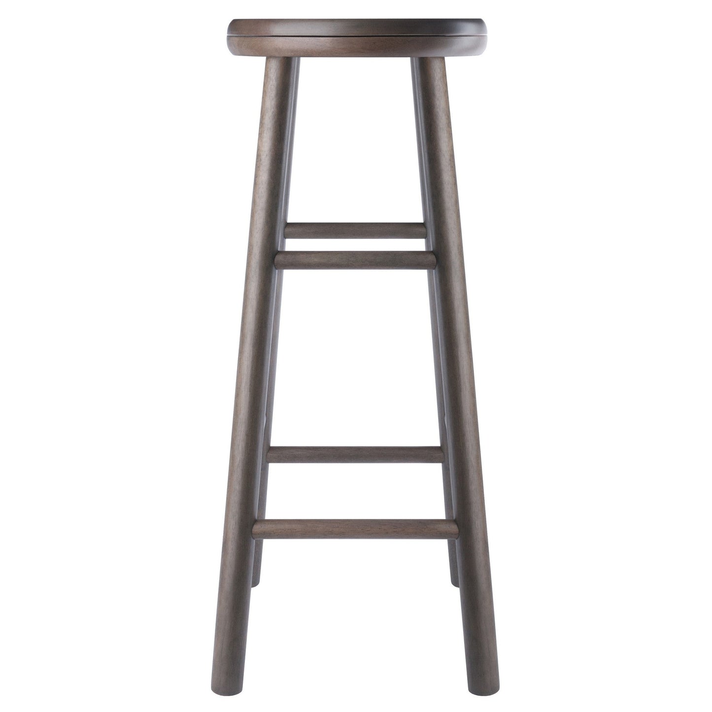 Shelby 2-Pc Swivel Seat Bar Stool Set, Oyster Gray