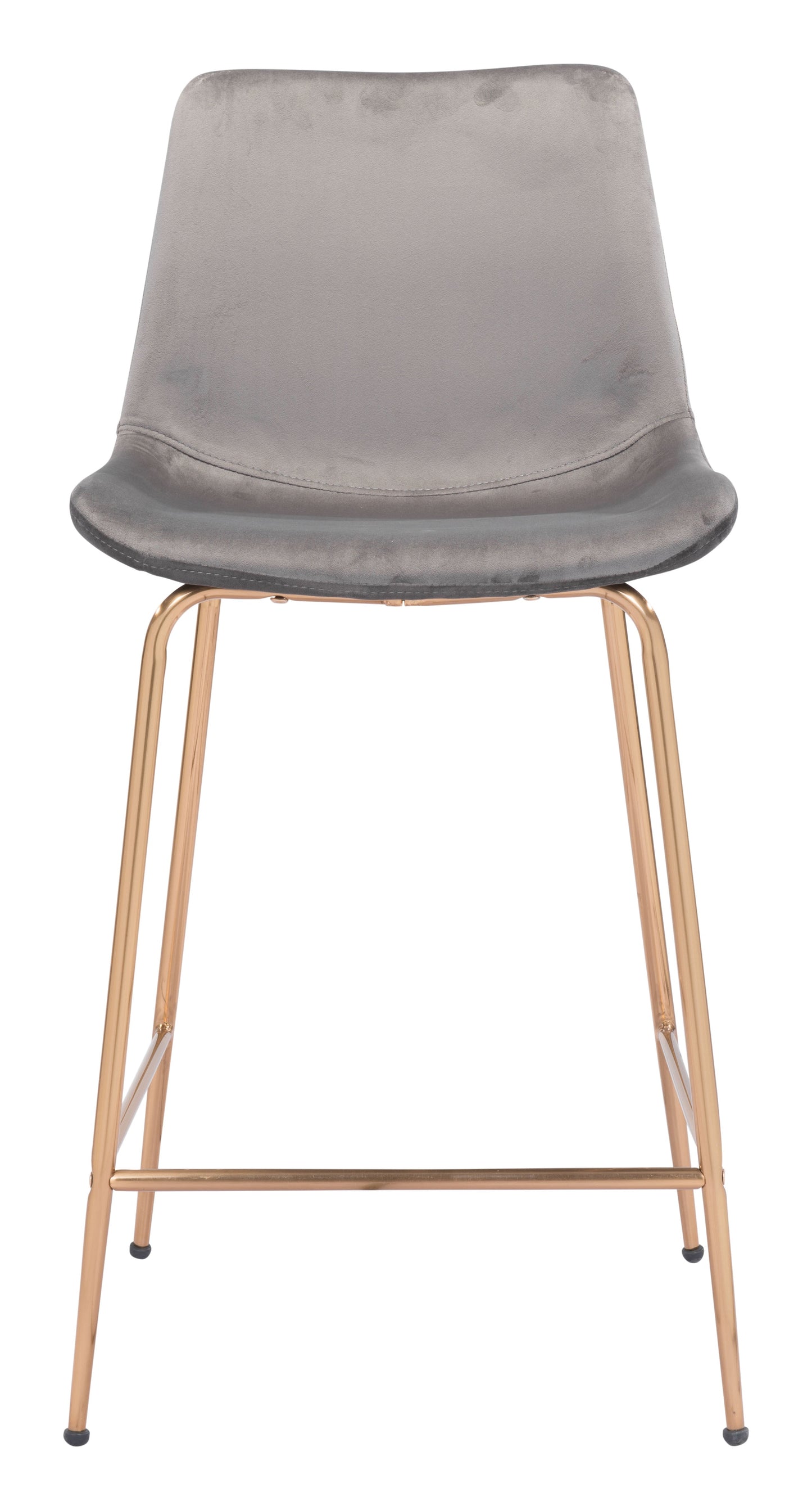 Tony Counter Stool Gray & Gold