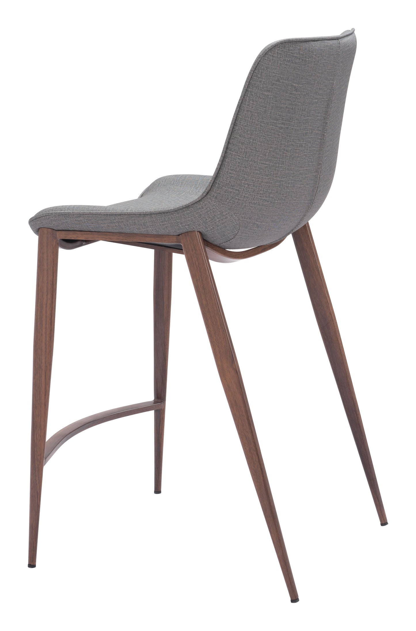 Magnus Counter Stool Slate Gray & Walnut