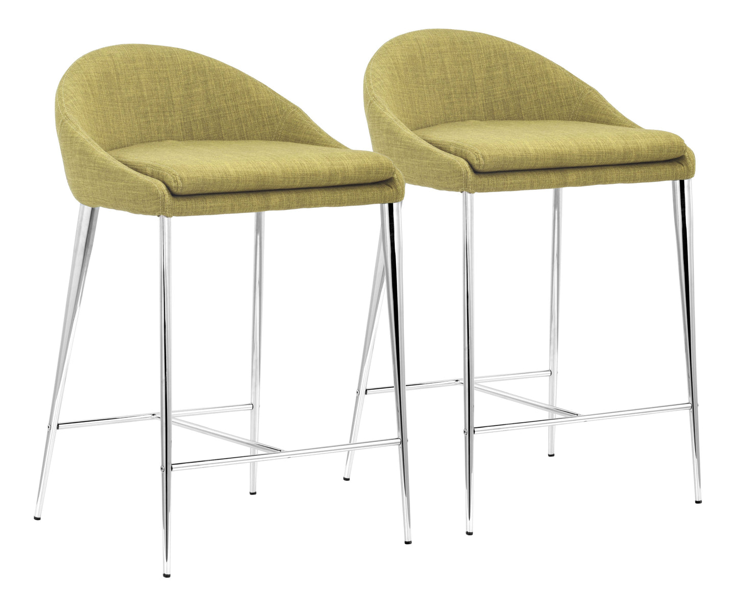 Reykjavik Counter Stool (Set of 2) Pea Green