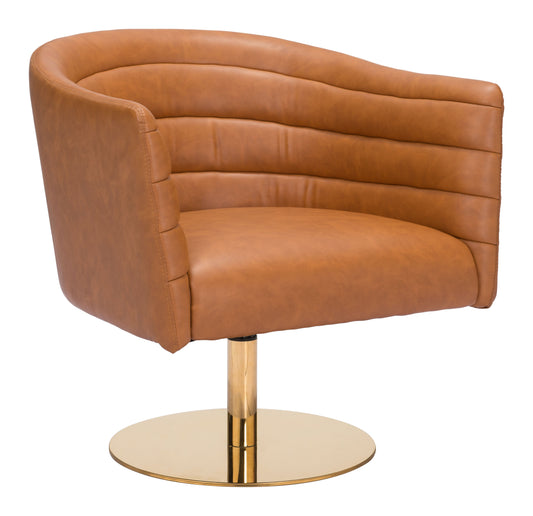 Justin Accent Chair Brown