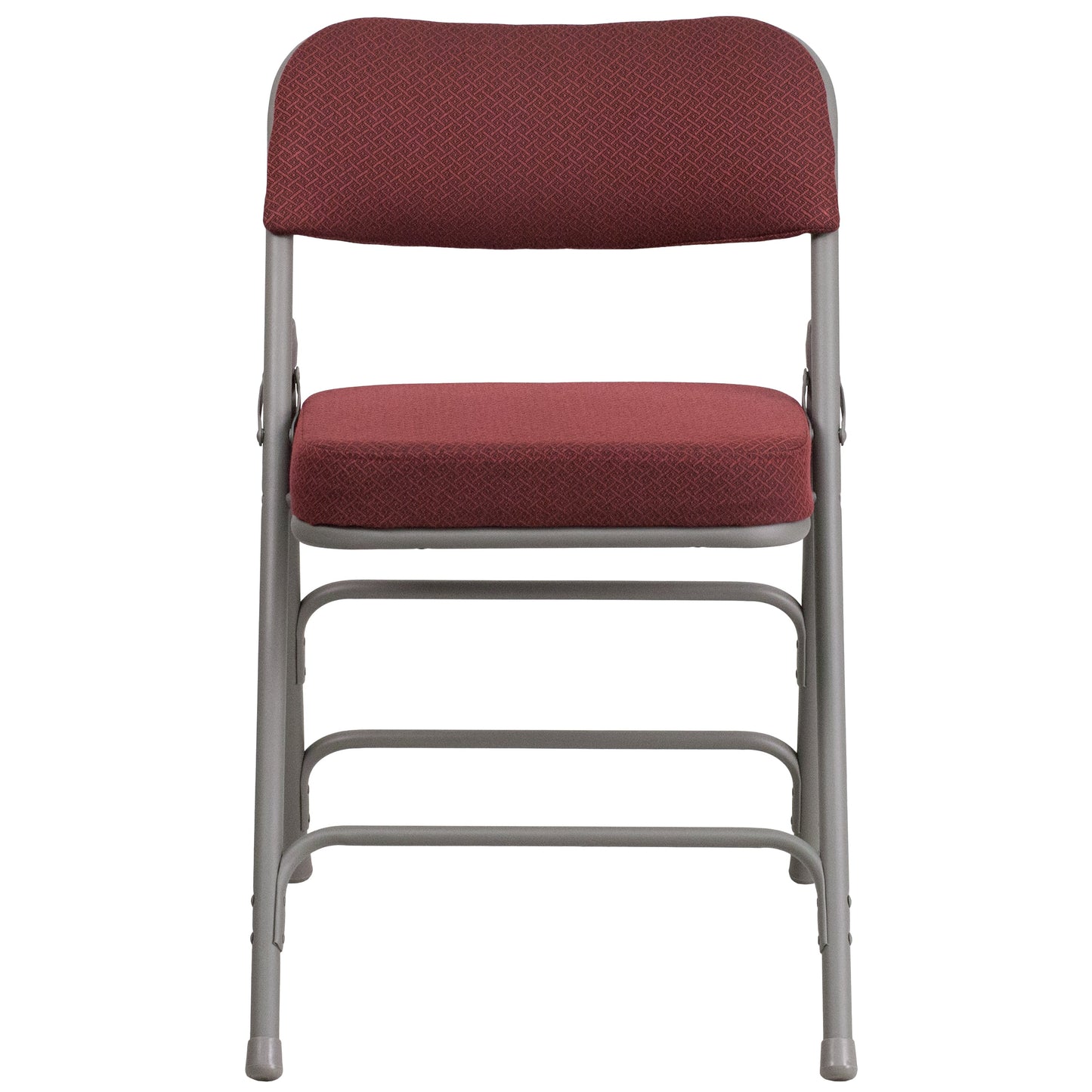 Burgundy Fabric Folding Chair 2-AW-MC320AF-BG-GG