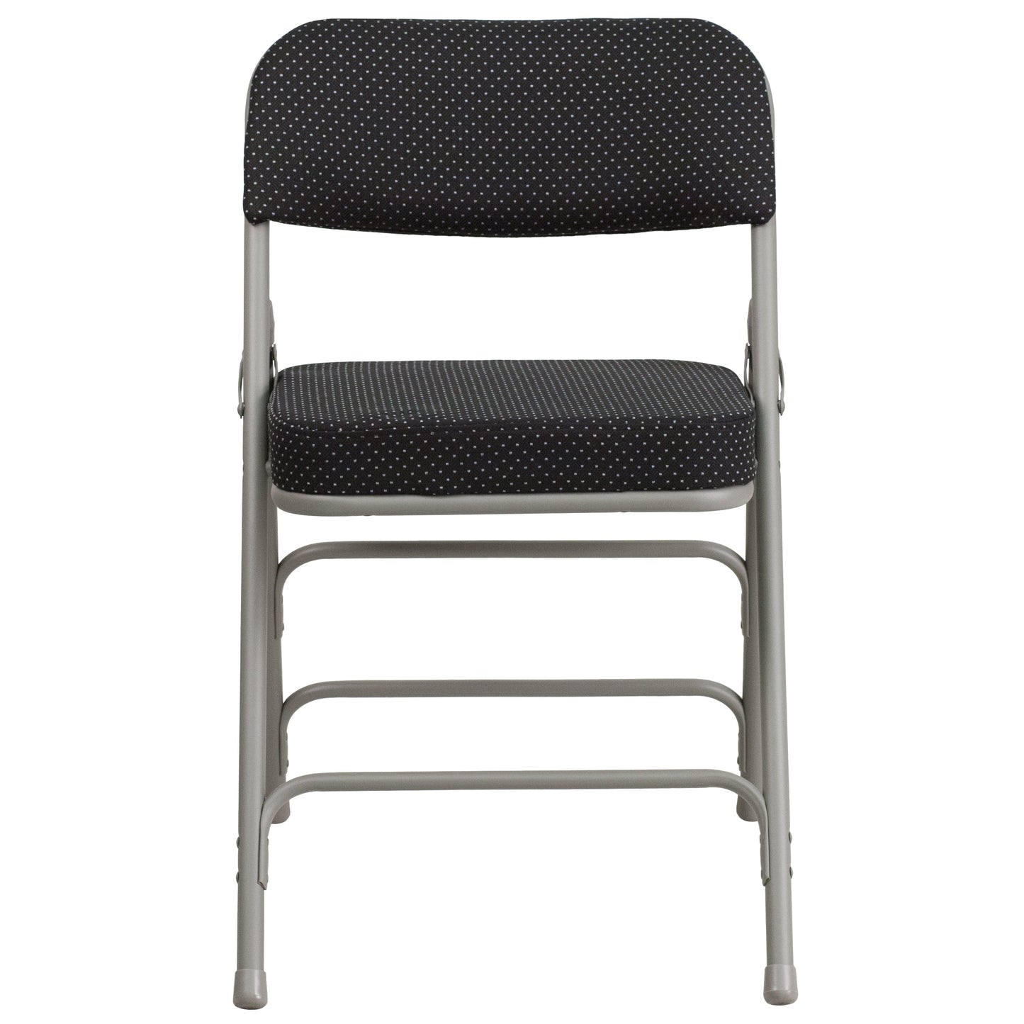 Black Fabric Folding Chair 2-AW-MC320AF-BK-GG