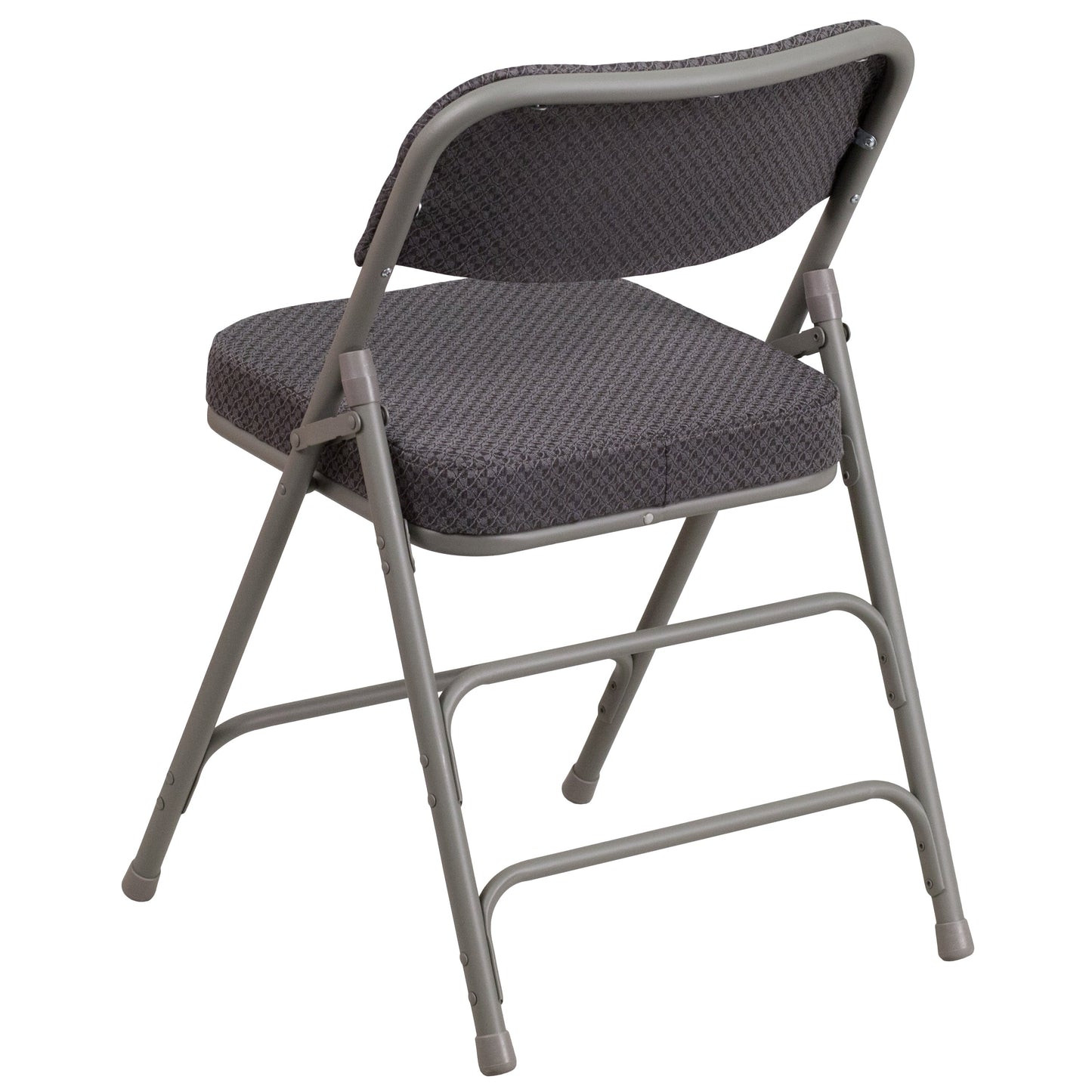 Gray Fabric Folding Chair 2-AW-MC320AF-GRY-GG