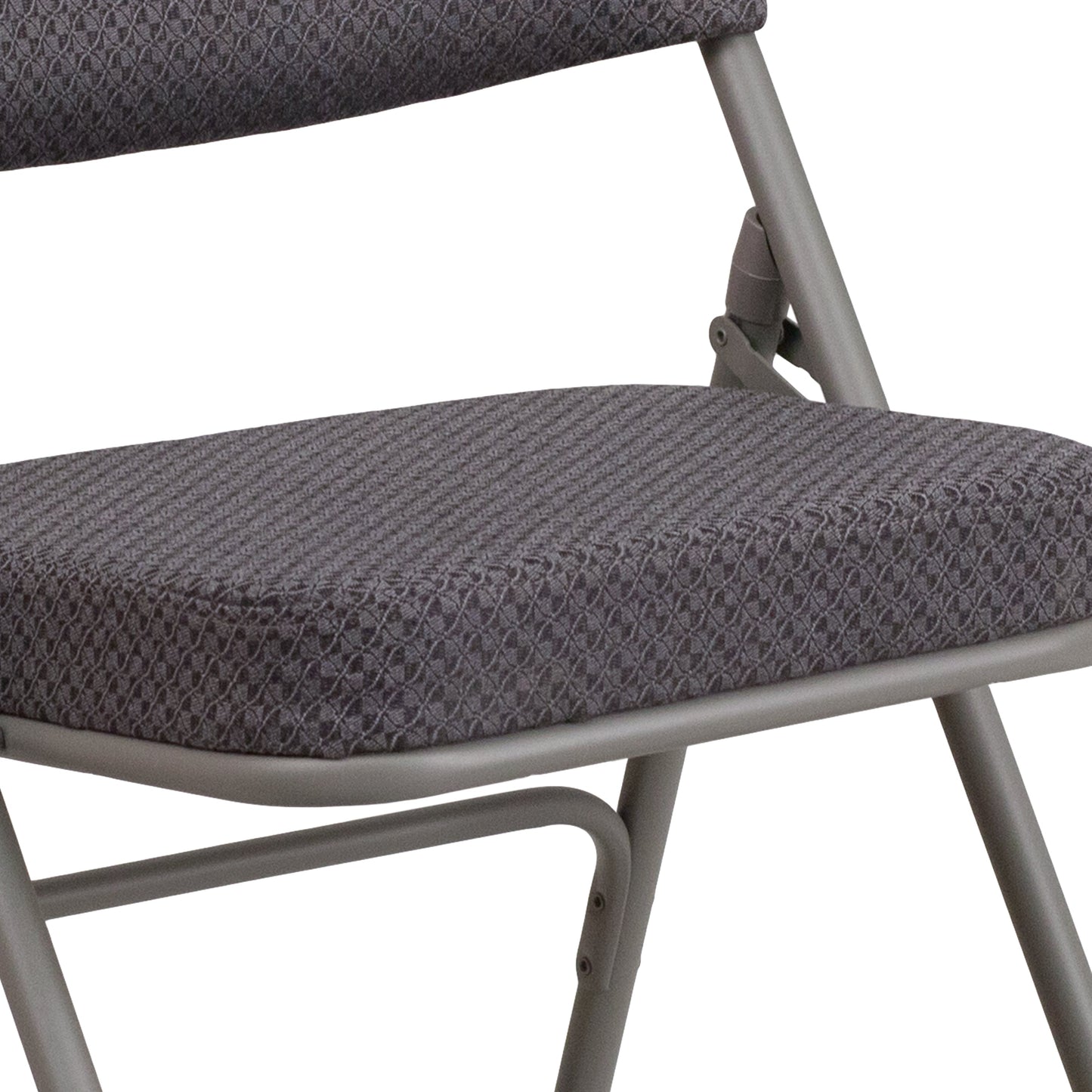 Gray Fabric Folding Chair 2-AW-MC320AF-GRY-GG