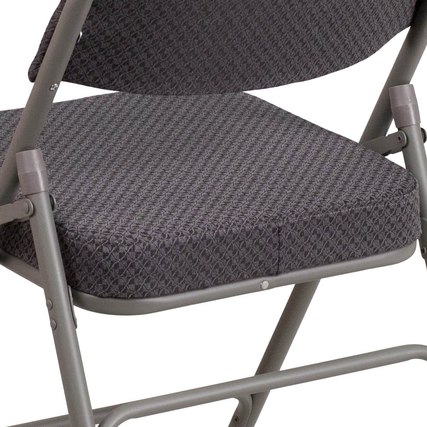 Gray Fabric Folding Chair 2-AW-MC320AF-GRY-GG