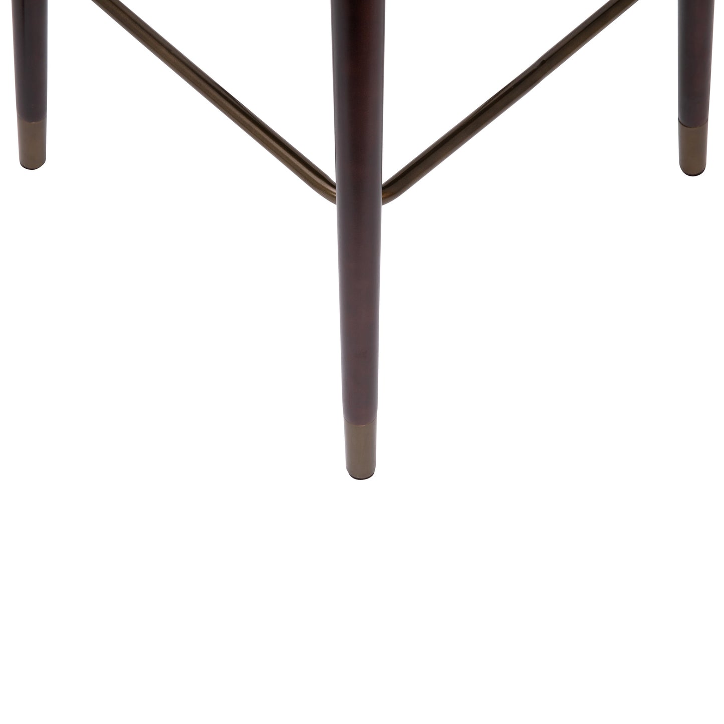 2PK Brown Leather 26" Barstool 2-AY-1928-26-BR-GG