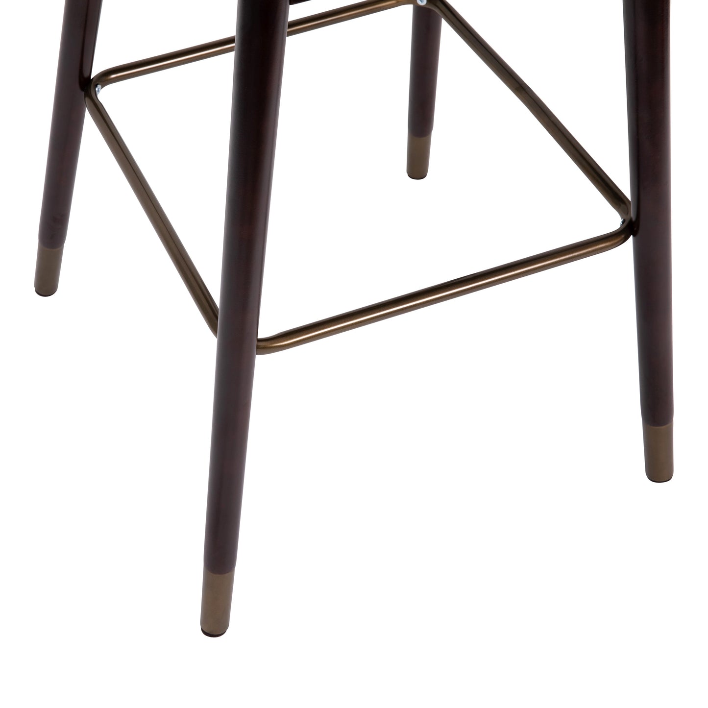 2PK Black LeatherSoft Barstool 2-AY-1928-30-BK-GG