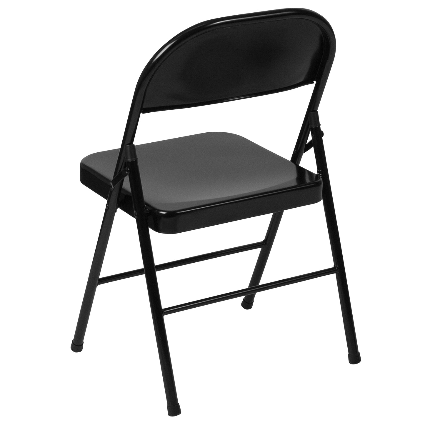 Black Metal Folding Chair 2-BD-F002-BK-GG