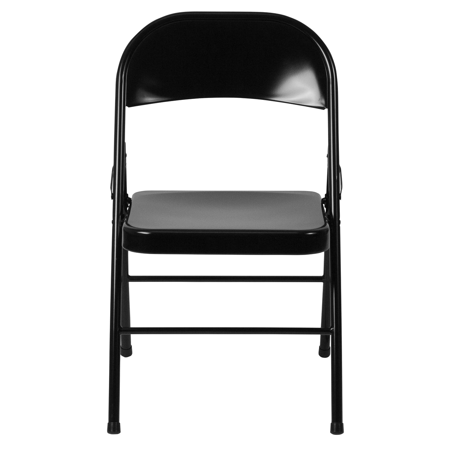 Black Metal Folding Chair 2-BD-F002-BK-GG