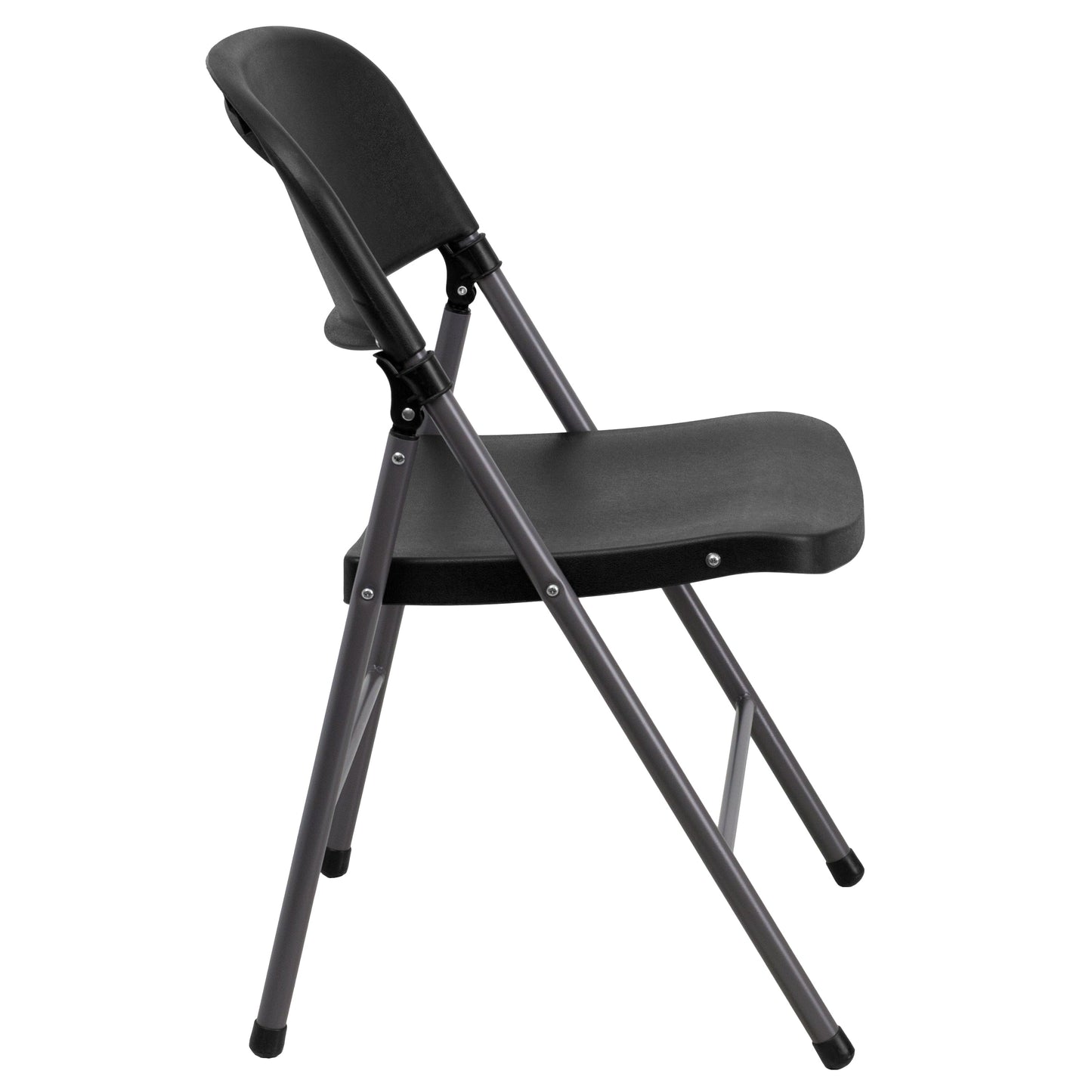 Black Plastic Folding Chair 2-DAD-YCD-50-GG