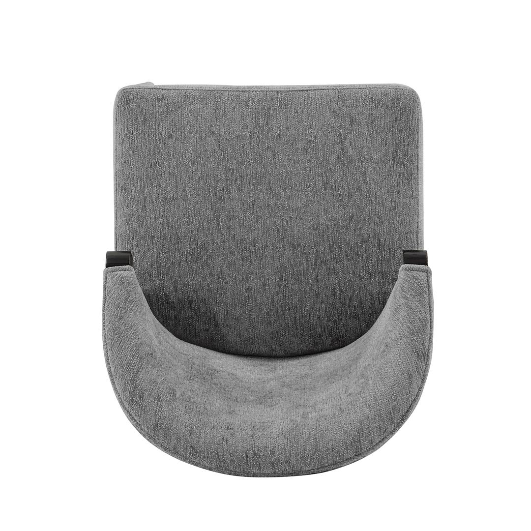 Manhattan Comfort Modern Ola Boucle Dining Chair in Grey- Set of 2