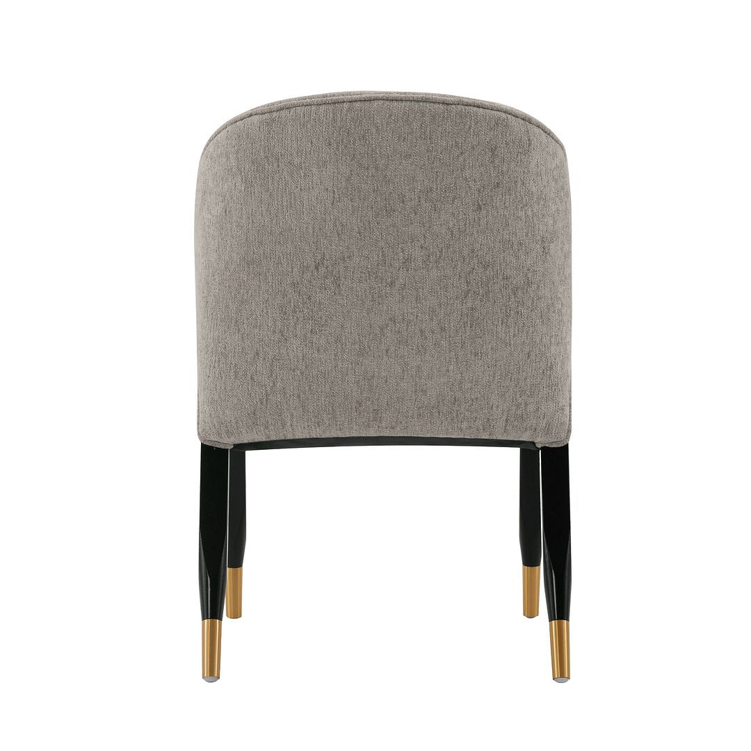 Manhattan Comfort Modern Ola Boucle Dining Chair in Stone- Set of 2