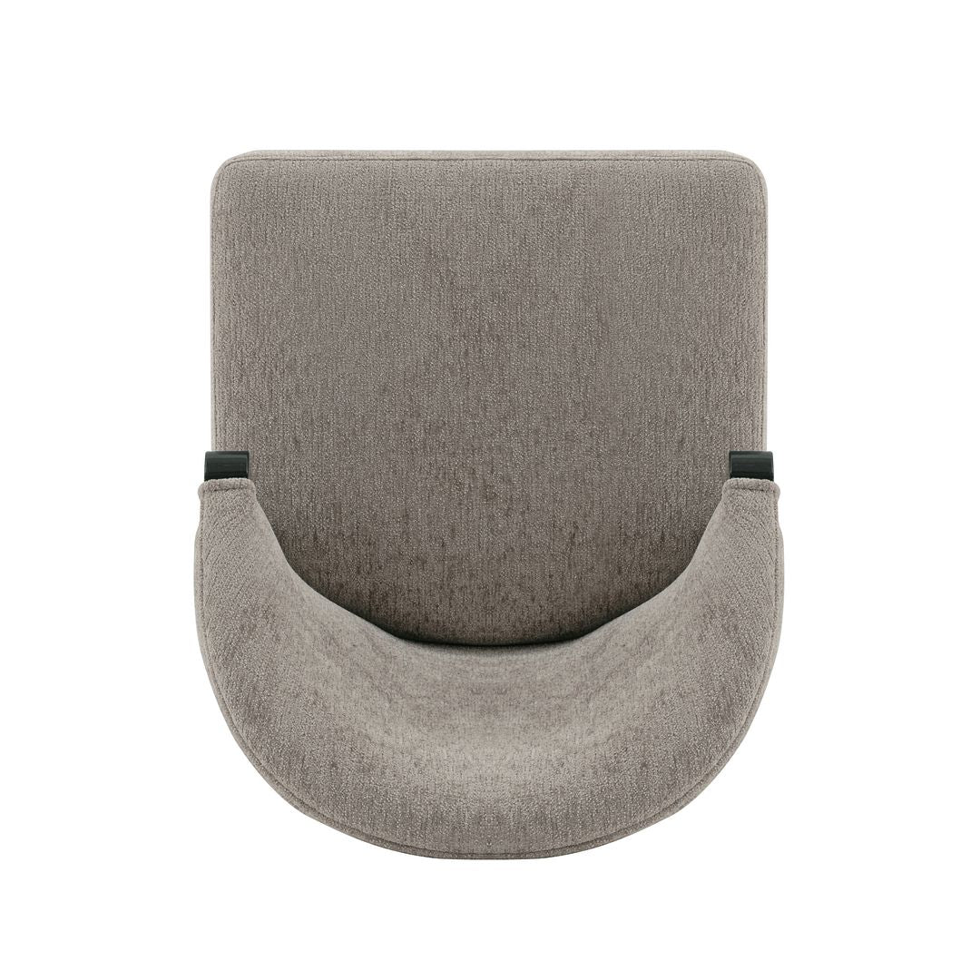 Manhattan Comfort Modern Ola Boucle Dining Chair in Stone- Set of 2