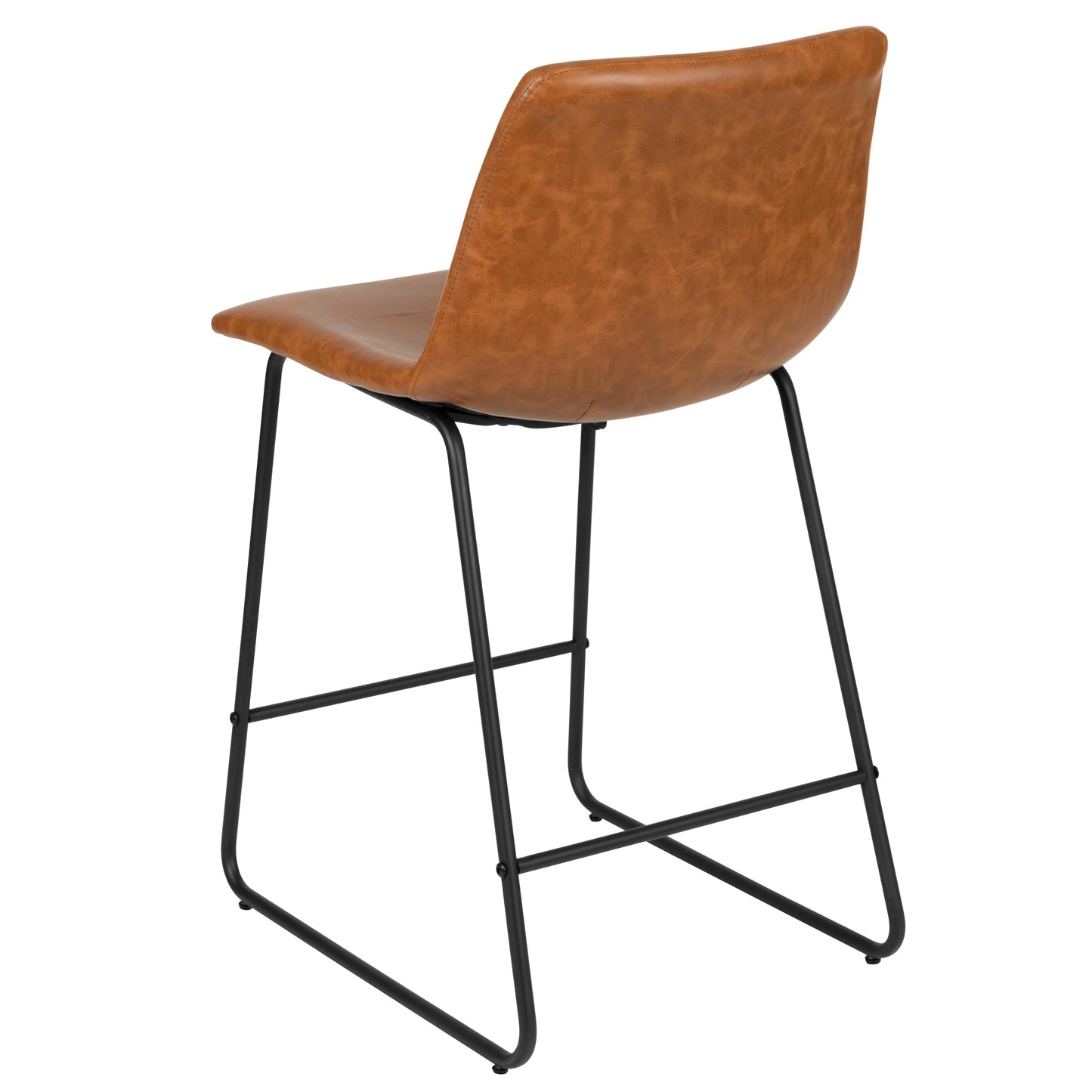 2PK 24" LT Brown Dining Stool 2-ET-ER18345-24-LB-GG