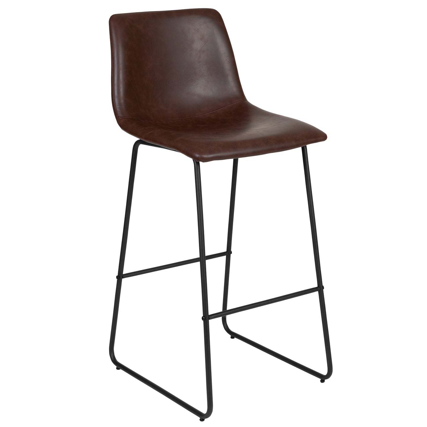 2PK 30" DK Brown Dining Stool 2-ET-ER18345-30-DB-GG