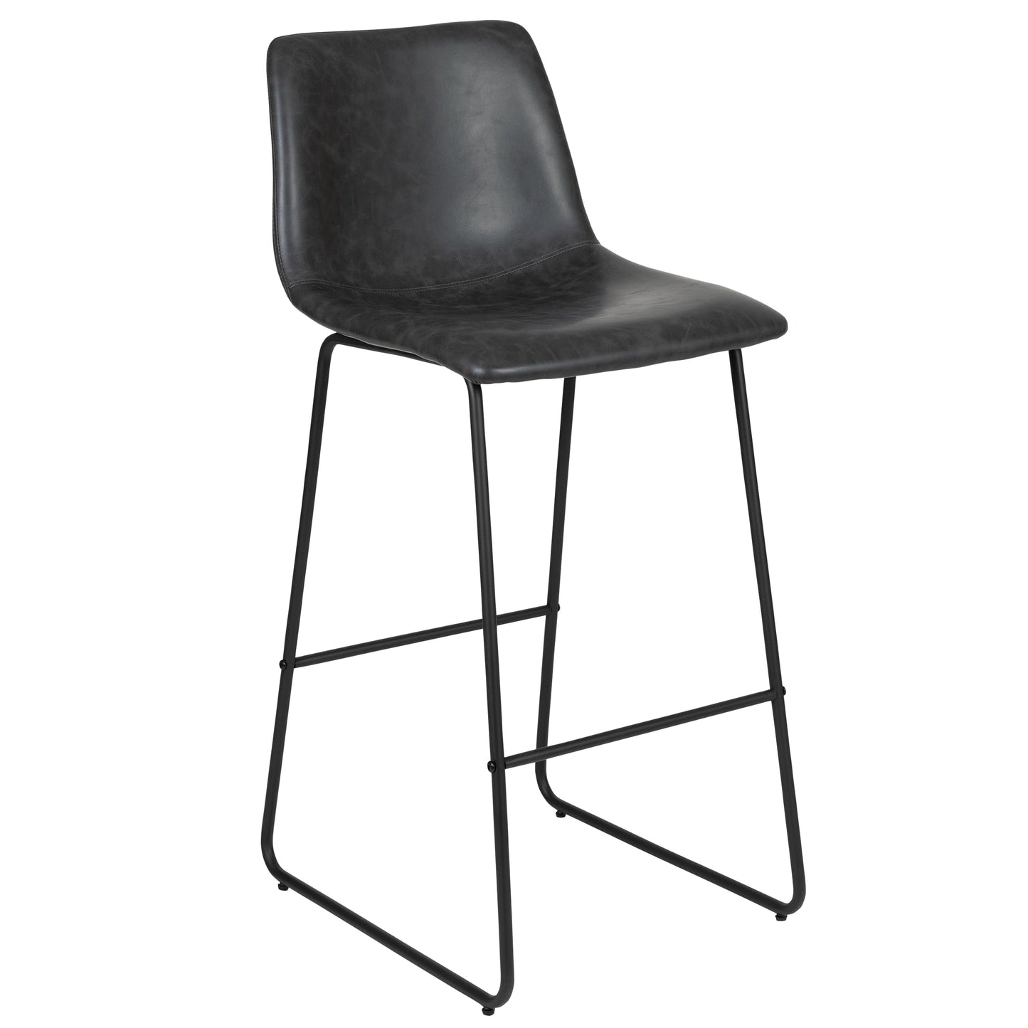 2PK 30" Dark Gray Dining Stool 2-ET-ER18345-30-GY-GG