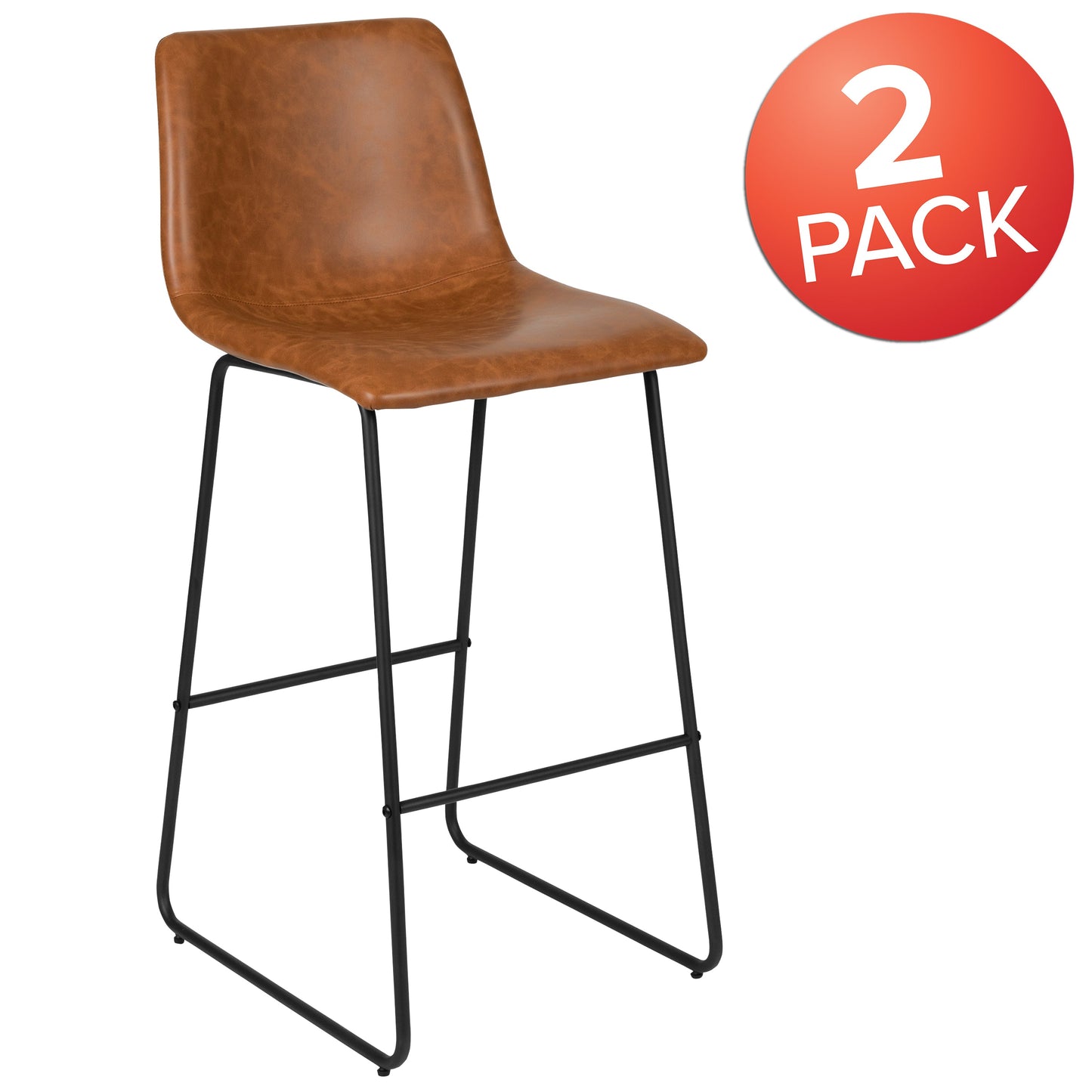 2PK 30" LT Brown Dining Stool 2-ET-ER18345-30-LB-GG