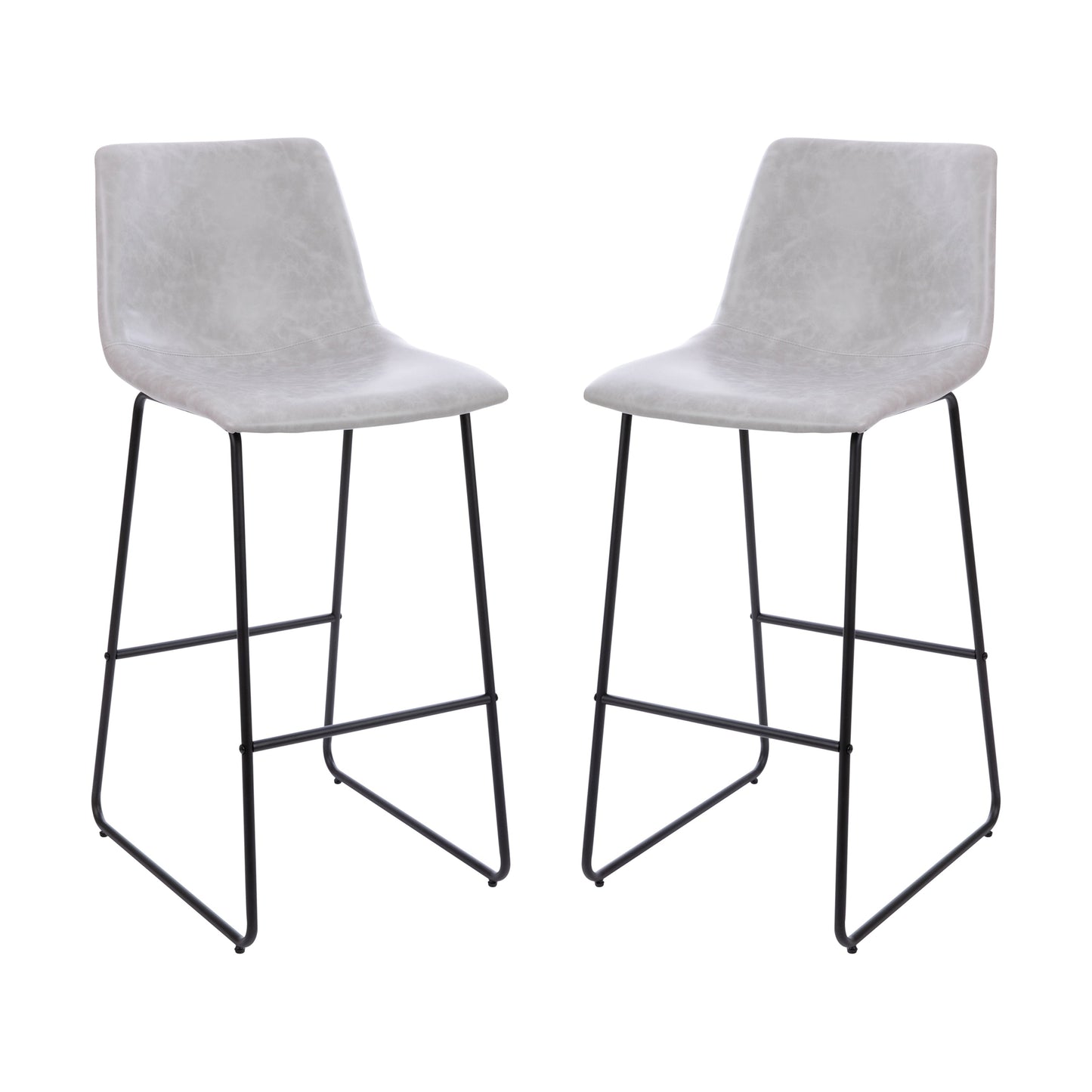 2PK 30" LT Gray Dining Stool 2-ET-ER18345-30-LG-GG