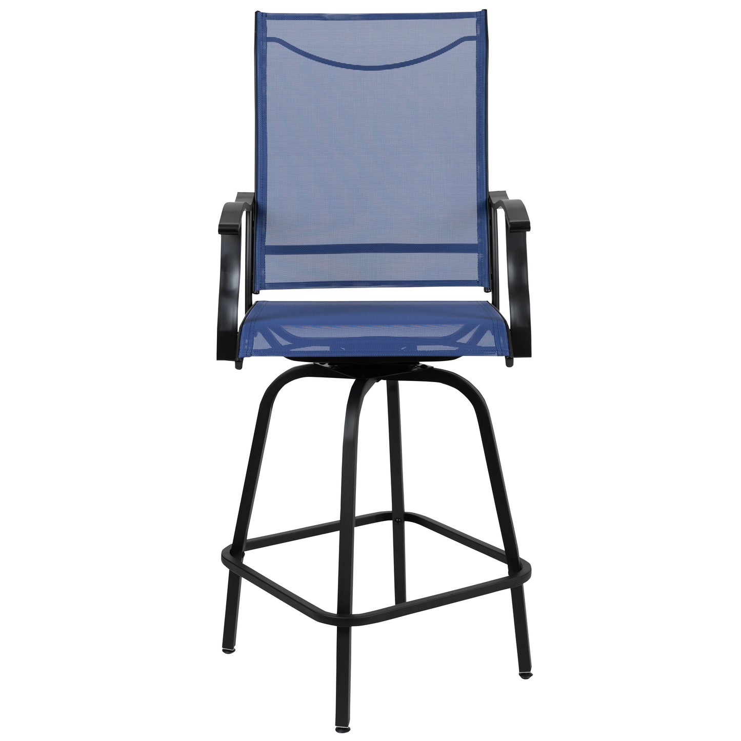 2PK Navy Swivel Patio Stool 2-ET-SWVLPTO-30-NV-GG