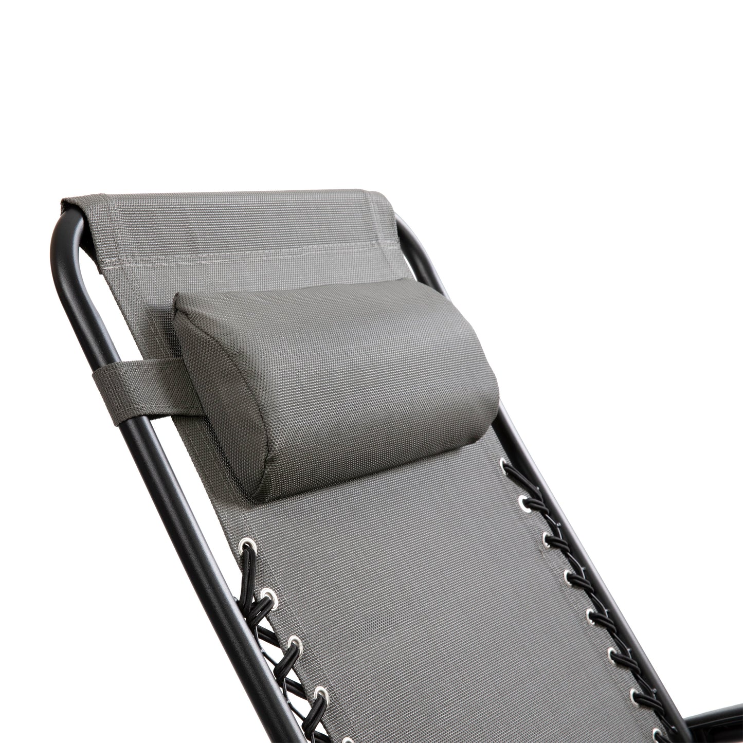 Gray Zero Gravity Lounge Chair 2-GM-103122SS-GR-GG