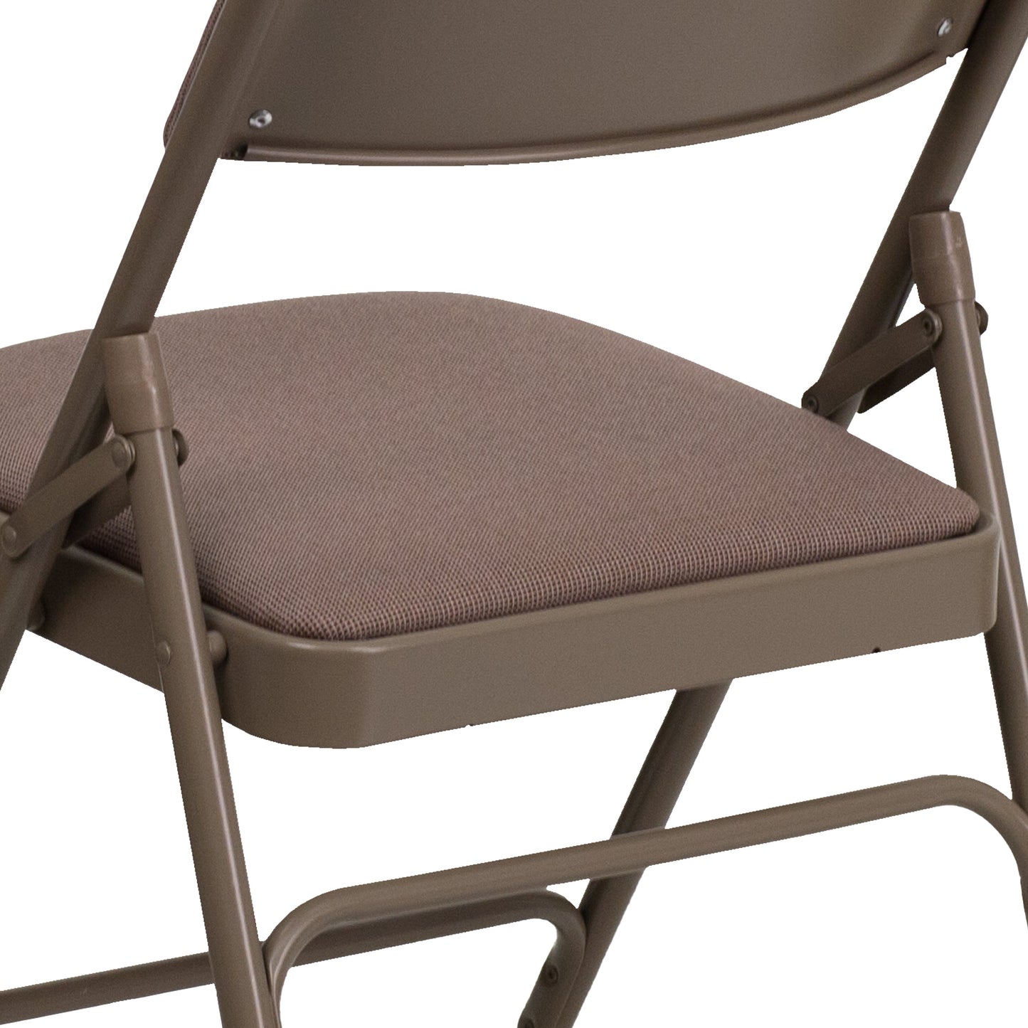 Beige Fabric Folding Chair 2-HA-MC309AF-BGE-GG