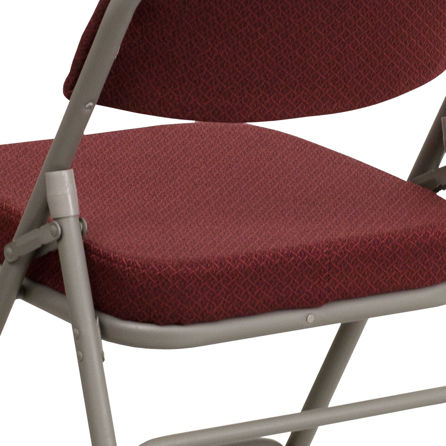 Burgundy Fabric Folding Chair 2-HA-MC320AF-BG-GG